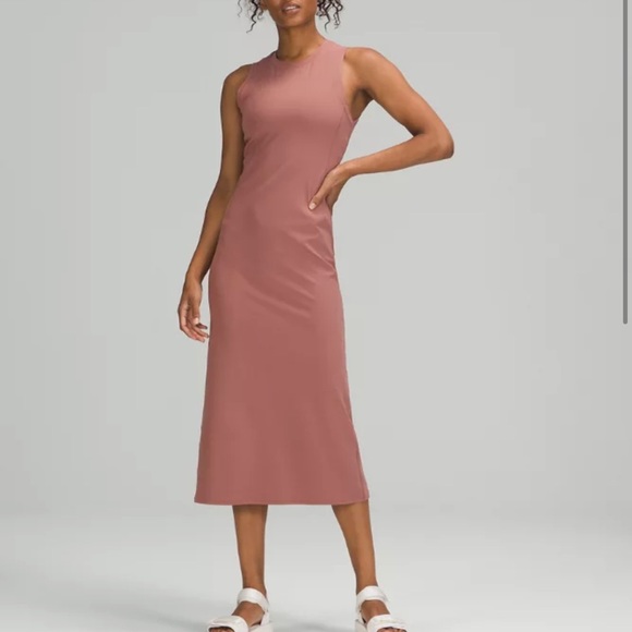 Lululemon Nwot All Aligned Midi Dress 